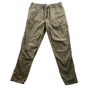 Old Navy Mens Modern Jogger Pants Medium Built-In Flex Khaki Drawstring Casual